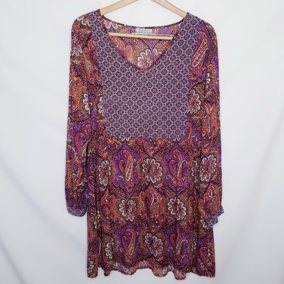 World Market - Bohemian Gypsy Tunic Dress - Picture 3 of 12